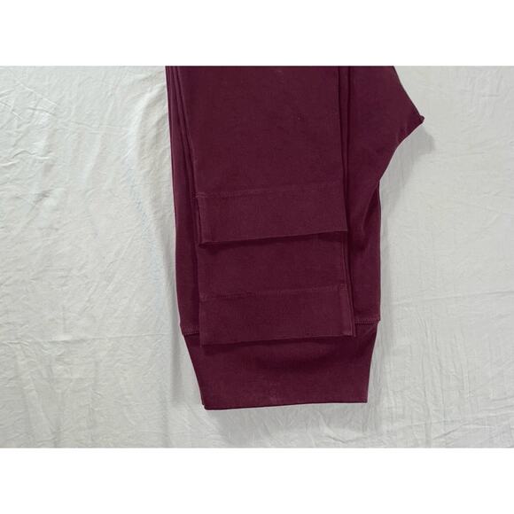 J Jill Wearever Collection Relaxed Taper Pull On Pants. Burgundy, Women's L, GUC - Picture 4 of 8
